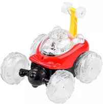 Automobilis su nuotolinio valdymo pultu, raudonas
