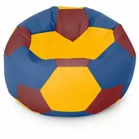 Sėdmaišis-pufas vaikams Ball XXL (40 cm), Geltona/Raudona/Mėlyna