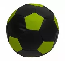 Sėdmaišis-pufas vaikams Ball XXL (40 cm), Juodas/Lime