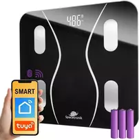 Spacetronik Smart BMI WiFi BT TUYA SL-B BS01N svarstyklės