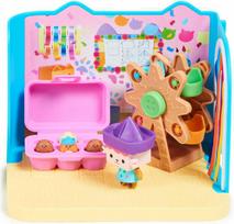 Gabi's Cat House Pokój meniškas namų rinkinys Karuselė figūrėlė Kartoninė dėžutė + priedai ir staigmenos
