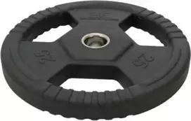 Guma dengtas svorio diskas su rankenomis Bauer Fitness Premium 25 kg AC-1497