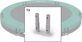 Berg Įžeminimo kojos batutui InGround Talent 180 (6 ft) ir 240 (8 ft)