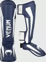 Blauzdų apsaugos Venum Elite Standup - Baltas/Navy Mėlyna