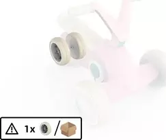 BERG GO² Rožinė galinis ratas