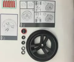 Berg Ratas pilkai juodas 9x2 (Fiat 500 gaubtas)