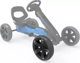 Berg Ratas juodas-juodas 10x2,5 priekinis + lipdukas Roadster