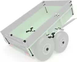 Berg Didelė priekaba – surinkimo rinkinys Tandem Trailer XL