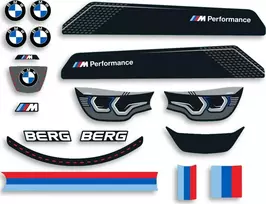 Berg Reppy lipdukų rinkinys BMW