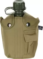 Plastikinė gertuvė su dėklu MFH - Coyote Tan, 1 l