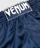 Muay Thai šortai Venum Classic – tamsiai mėlyni/balti