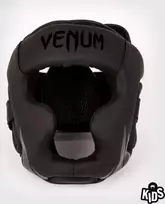 Venum Challenger vaikiškas apsauginis šalmas Juodas/Juodas