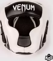 Venum Challenger vaikiškas šalmas, juodas/baltas