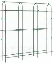 Sodo grotelės vijokliniams augalams, 181x31x182,5cm, plienas