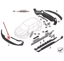 Bmw Dešinysis Adapteris Mini Countryman Paceman Originalus 51119810626