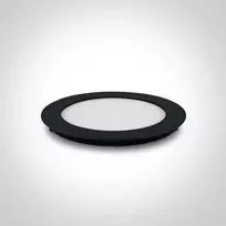 12W LED įleidžiama panelė, juoda, 3000K, 10112FA/B/W