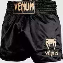 Muay Thai šortai Venum Classic – juoda/auksinė