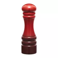 Medinė pipirų ir druskos malūnėlis 17 cm Chess Pro ombre red AMBITION