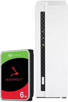 Serveris QNAP TS-133 6TB Seagate IronWolf NAS paketas su 1x 6TB Seagate IronWolf 3,5 colio SATA kietuoju disku