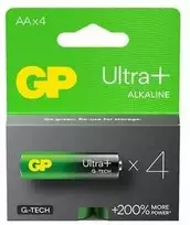 Gp Batteries GP LR6 AA Ultra+ (G-TECH) baterijos 4 vnt.