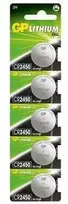 GP Battery GP CR2450 baterijos 5 vnt.