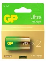 Gp Batteries GP LR20 Ultra (G-TECH) baterijos 2 vnt.