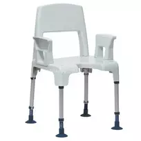 Dhcare Dušo kėdė su nugaros atrama ir porankiais, INVACARE Pico