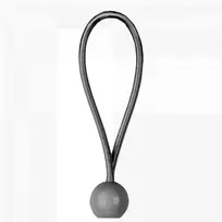 Elastinė guma su burbuliuku Bradas BUNGEE CORD BALL, 15 cm, 10 vnt., balta