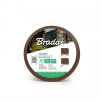 Tvoros juosta Bradas, 4.75cm x 35m, 450g/m2, + 20 klipsų, ruda