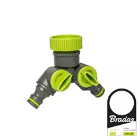 Čiaupo adapteris 1" - 3/4" su vožtuvais Bradas LIME LINE
