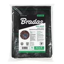 Agroplėvelė nuo piktžolių Bradas, 70 g/m², 2.0 x 5 m, juoda