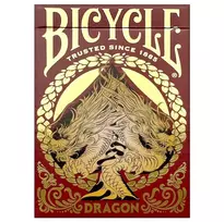 Bicycle Dragon Žaidimo Kortos (Raudona)