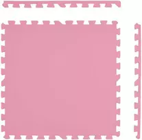 Dėlionė Humbi Foam Mat Foam Puzzle 9 vnt. rožinis grafito pilkas 180 x 180 x 1 cm