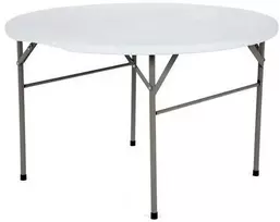 Sulankstomas lauko stalas Catering, apvalus, 120 cm