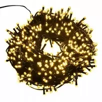 Girlianda 300 LED, šiltai balta