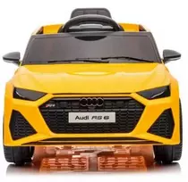 Elektromobilis vaikams Audi RS6, auksinis