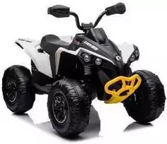 Elektrinis keturratis vaikams Quad CAN-AM Renegate, baltas