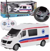 Greitosios pagalbos automobilis su nuotolinio valdymo pultu