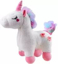 Pliušinis žaislas Magiškas vienaragis, baltas, 48 cm