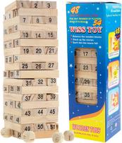 Žaidimas bokštas Jenga, medinis