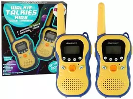 Racijų rinkinys vaikams Walkie Talkies, geltonos