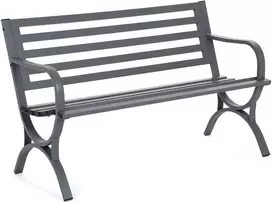 Lauko suolas Simple, Pilkas