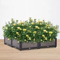 Augalų dėžė GROW CUBE L, 82x82x17 cm