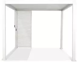 Žaliuzės pavėsinei Pergola Premium Baltas, 123.5 cm