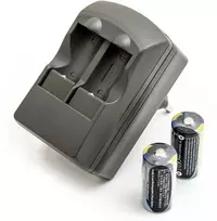 Akumuliatorius Powersmart Įkraunamas CR123A, DL123A 2vnt. + įkroviklis