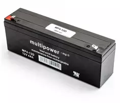 Multipower MP4-12D 12 V 4 Ah AGM Akumuliatorius, nereikalaujantis priežiūros