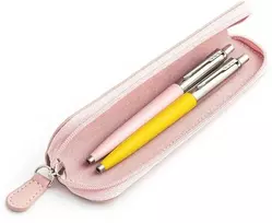 Parker Jotter Originals Rožinė ir Geltona Tušinukų dovanų rinkinys su rožiniu dėklu