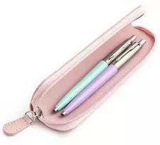Parker Jotter Originals Mint ir Lilac Tušinukų dovanų rinkinys su rožiniu dėklu