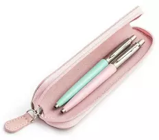 Parker Jotter Originals Rožinė and Mint Tušinukų dovanų rinkinys su rožiniu dėklu