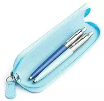 Parker Jotter Originals Mėlyna ir Pastel Mėlyna Tušinukų dovanų rinkinys su mėlynu dėklu